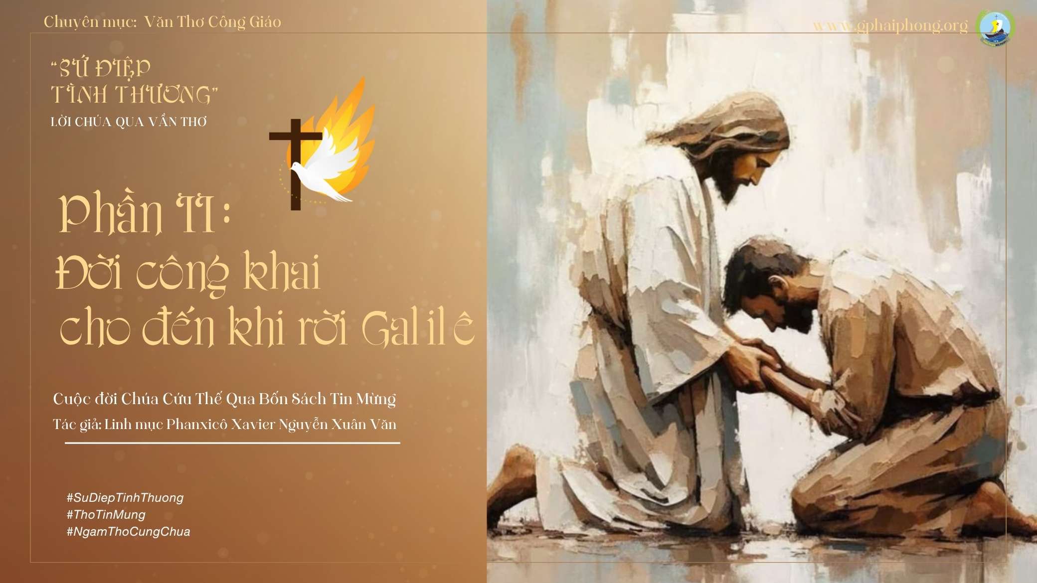 Bài 75 : Ngâm thơ "Cầu nguyện chung"_Trích Sứ điệp Tình thương-Lm Fx Nguyễn Xuân Văn